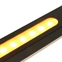 Steinhauer LED Pendelleuchte ZELENA, Up/Down, 155cm, 21+8W 2200-4000K (CCT) 2100+1600lm, CRi >90, mit Touch-Dimmer, schwarz matt