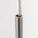 Pendelleuchte SPARKLED LIGHT, Ø 50cm, E27, mit zylindrischem Schirm