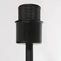 Steinhauer Wandleuchte STANG, E27, mit LED Lese-Spot (1W 2700K 100lm) + 2 Schaltern + zylindrischem Schirm, schwarz matt, Velours silber