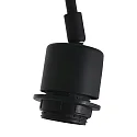 Steinhauer wall luminaire ELEGANT CLASSY with switch, with shade, with strain relief, with plug, adjustable E27 IP20, black matt dimmable