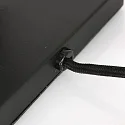 Steinhauer Tischleuchte STANG, Up, 40cm, E27, Dreh-Dimmer + zylindrischem Schirm , schwarz matt, Velours blau
