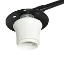 Steinhauer Stehleuchte / Bogenleuchte SPARKLED LIGHT, E27, Schirm halbrund, schwarz matt / Rauchglas klar