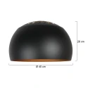 Steinhauer Schirm K1059SS Schwarz/Gold Ø:30cm h:20cm