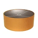 Leuchtenschirm KAPPEN, Ø 50cm, zylindrisch, Velours sandgold