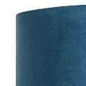 Steinhauer Schirm Ø x H: 50 x 20cm, Velour, blau