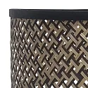 Steinhauer Schirm Ø x H: 40 x 20cm, Bambus, schwarz