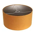 Leuchtenschirm KAPPEN, Ø 40cm / Höhe 20cm, zylindrisch, Velours sandgold