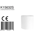 Mexlite Schirm K15632S Chintz Weiß Ø:20cm h:20cm