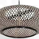 anne light & home Schirm K2001HS Holz Schwarz/Holz Ø:60cm h:25cm