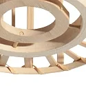 Steinhauer Schirm K2006BS Holz Braun Ø:20cm h:12cm