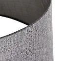 anne light & home Schirm K2010RS Leinen Grau ø: 47/43cm h: 19cm