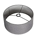 anne light & home Schirm K2010RS Leinen Grau ø: 47/43cm h: 19cm