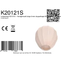 Mexlite Schirm K20121S Leinen beige Ø:25cm h:25cm
