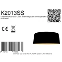 Steinhauer Schirm K2013SS Leinen Schwarz/Gold Ø54/60cm h:22cm