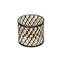 anne light & home Schirm K2015BS Schwarz/Holz ø:12cm h:11cm