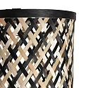 anne light & home Schirm K2015BS Schwarz/Holz ø:12cm h:11cm