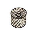 anne light & home Schirm K2015BS Schwarz/Holz ø:12cm h:11cm