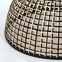 anne light & home Schirm K2016BS Schwarz/Holz h: 30cm ø: 60cm