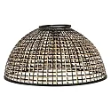 anne light & home Schirm K2016BS Schwarz/Holz h: 30cm ø: 60cm