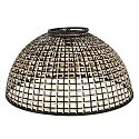 anne light & home Schirm K2016BS Schwarz/Holz h: 30cm ø: 60cm