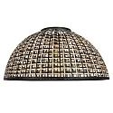anne light & home Schirm K2016BS Schwarz/Holz h: 30cm ø: 60cm