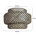 anne light & home Schirm K2018BS h:40cm ø:53cm