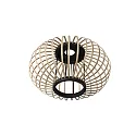 anne light & home Schirm K2019BS Holz h:18cm ø:31cm