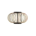 anne light & home Schirm K2019BS Holz h:18cm ø:31cm