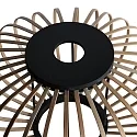 anne light & home Schirm K2019BS Holz h:18cm ø:31cm