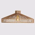 anne light & home Schirm K2022DS Braun h:19cm ø:50cm