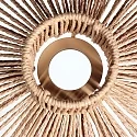 anne light & home Schirm K2022DS Braun h:19cm ø:50cm