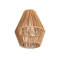 anne light & home Schirm K2024DS Braun h:24cm ø:20cm