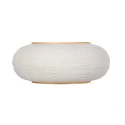 anne light & home Schirm K2026QS Leinen Holz Ø:60cm h:23cm