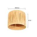 Steinhauer Schirm Ø x H: 20 x 15cm, Seegras,natur