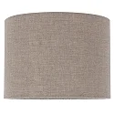Steinhauer Leuchtenschirm KAPPEN, Ø 20cm / Höhe 15cm, zylindrisch, Leinen schlamm