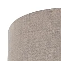 Steinhauer Leuchtenschirm KAPPEN, Ø 20cm / Höhe 15cm, zylindrisch, Leinen schlamm