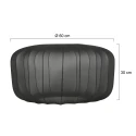 anne light & home Schirm K41933S Schwarz h:30cm ø:60cm