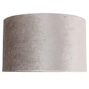 Steinhauer Leuchtenschirm KAPPEN, Ø 30cm, zylindrisch, Velours silber