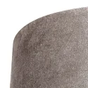 Steinhauer Leuchtenschirm KAPPEN, Ø 30cm, zylindrisch, Velours silber