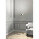 floor lamp PUK! PRO 120 swivelling, rotatable IP20, nickel matt dimmable