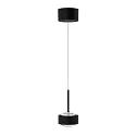 Pendelleuchte PUK! PRO 120 MOTION 1-flammig IP20, chrom, schwarz matt dimmbar