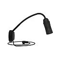 LED Wandleuchte NEO! FLEX HOTEL II (NV), 14W 2700K 1500lm 25-65° (variabel),  mit Kabel, schwarz matt