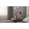 Top Light LED Tischleuchte NEO! TABLE (NV), 14W 2700K 25-65° (variabel), CRi 95, mit Flexarm, schwarz matt / rot