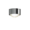 Top Light LED Downlight PUK MINI ONE 2, Ø 8cm, 8W 2700K, CRi 90, starr, dimmbar, ohne Linse, chrom matt