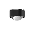 LED Downlight PUK MINI ONE 2, Ø 8cm, 8W 2700K, CRi 90, starr, dimmbar, ohne Linse, schwarz matt, chrom