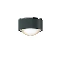 Top Light LED Downlight PUK MINI ONE 2, Ø 8cm, 8W 2700K, CRi 90, starr, dimmbar, ohne Linse, anthrazit matt/chrom