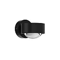 LED Wandleuchte PUK MINI WALL, Up/Down, Ø 8cm, 16W 2700K, CRi 90, dimmbar, starr, ohne Linse, schwarz matt