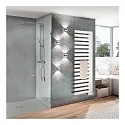 Top Light LED Wandleuchte PUK MINI WALL, Up/Down, Ø 8cm, 16W 2700K, CRi 90, dimmbar, starr, ohne Linse, chrom