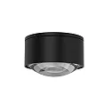 LED Downlight PUK MAXX ONE 2, Ø 12cm, 10W 2700K, CRi 90, starr, dimmbar, ohne Linse, schwarz matt