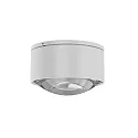 LED Downlight PUK MAXX ONE 2, Ø 12cm, 10W 2700K, CRi 90, starr, dimmbar, ohne Linse, weiß matt